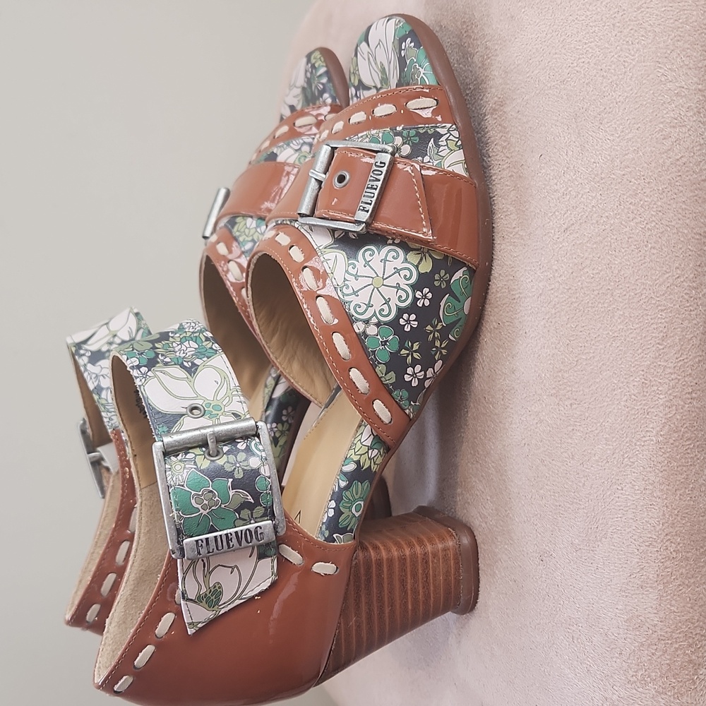 John Fluevog Renee open toe shoe size 8